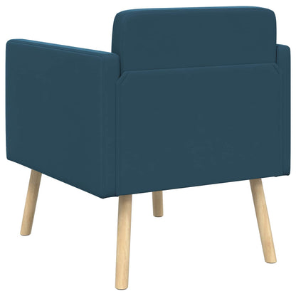 Poltrona decorativa Blu Velluto | homemem39