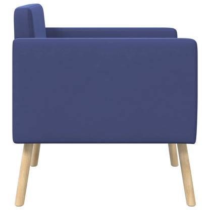 Poltrona decorativa Blu Polizia Velluto | homemem39