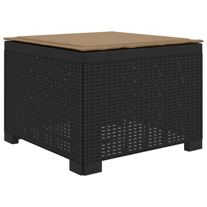 Divano da giardino 4 posti con cuscini aspetto rattan PP | homemem39