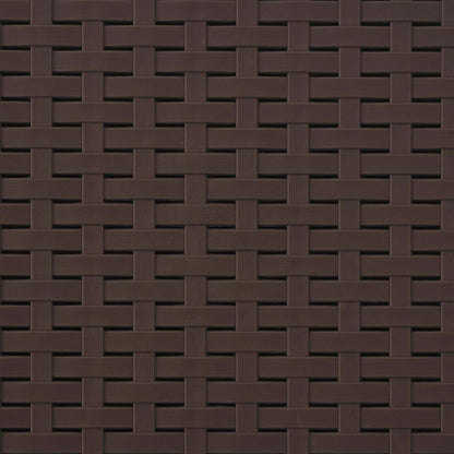 Divano da giardino 4 posti con cuscini aspetto rattan PP | homemem39