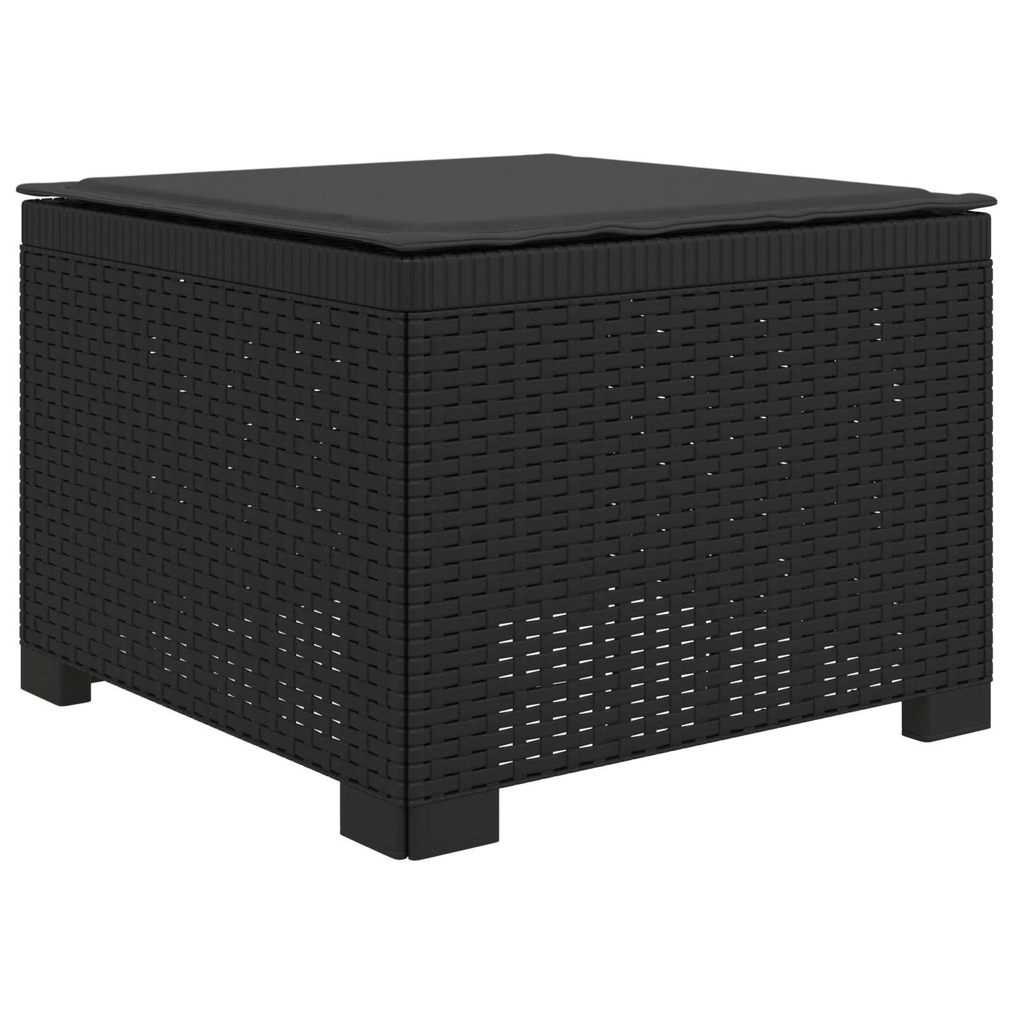Divano da giardino 4 posti con cuscini aspetto rattan PP | homemem39