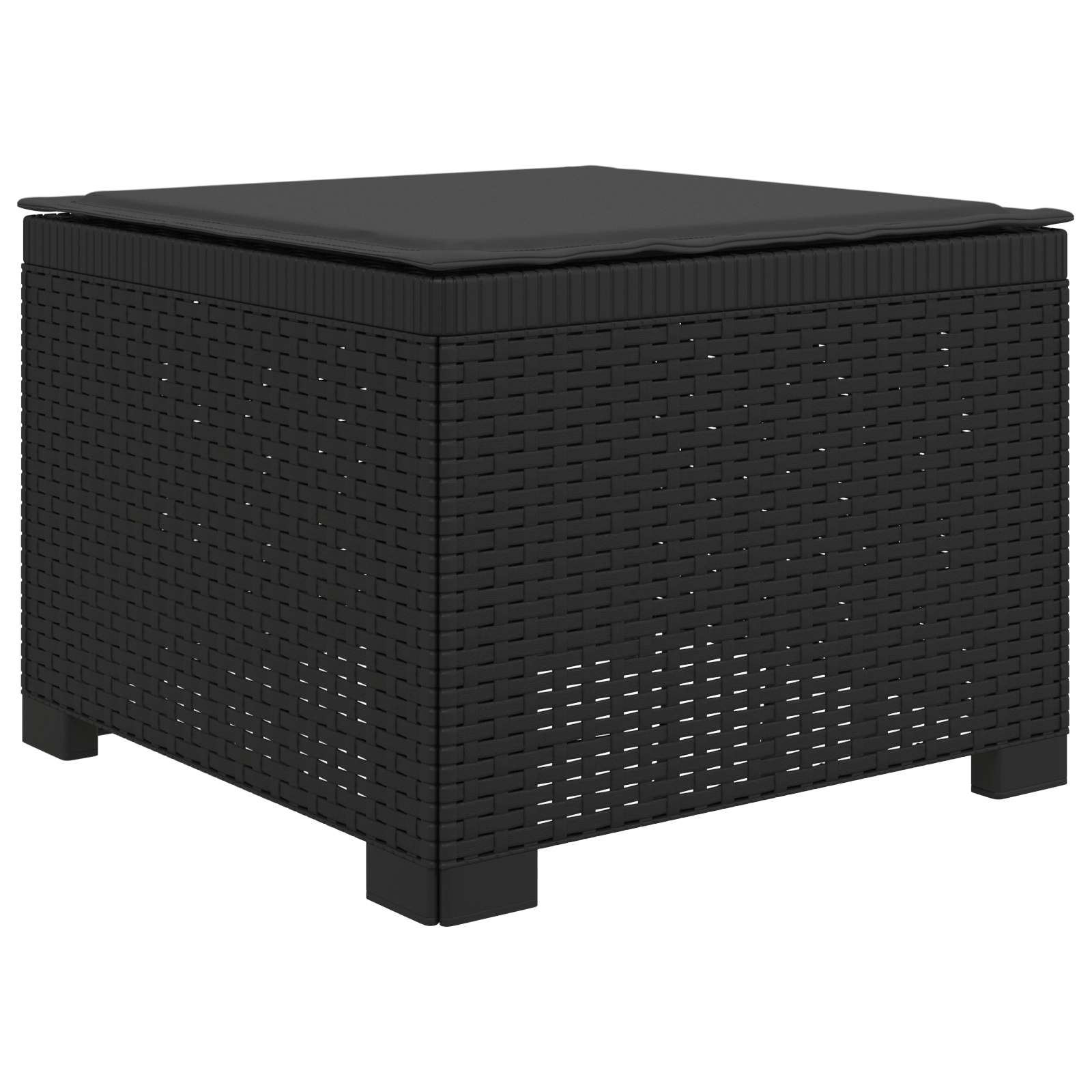 Divano da giardino 4 posti con cuscini aspetto rattan PP | homemem39
