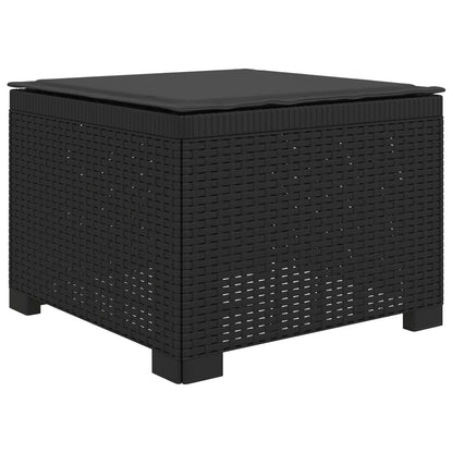 Divano da giardino 4 posti con cuscini aspetto rattan PP | homemem39