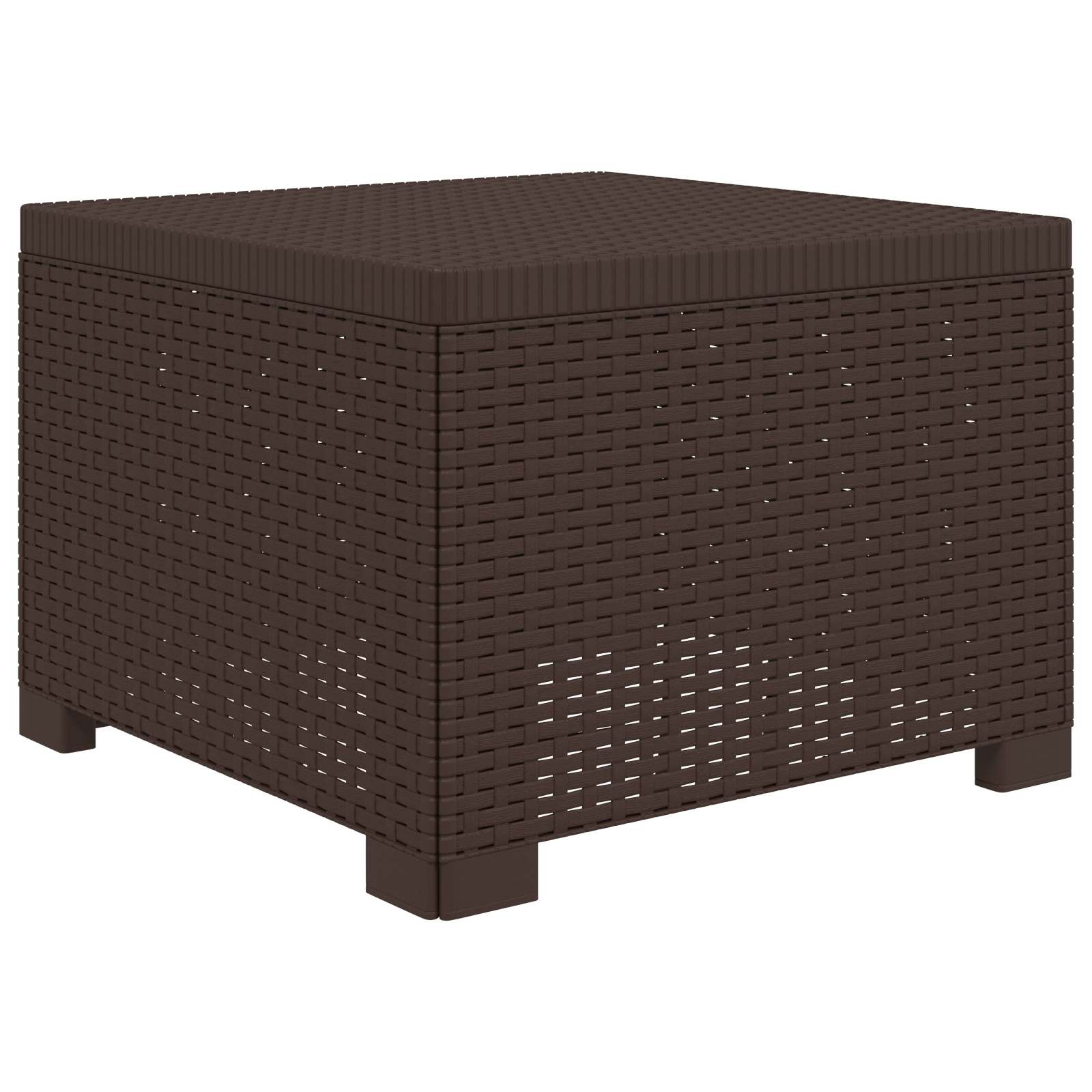 Divano da giardino 4 posti aspetto rattan PP Marrone | homemem39