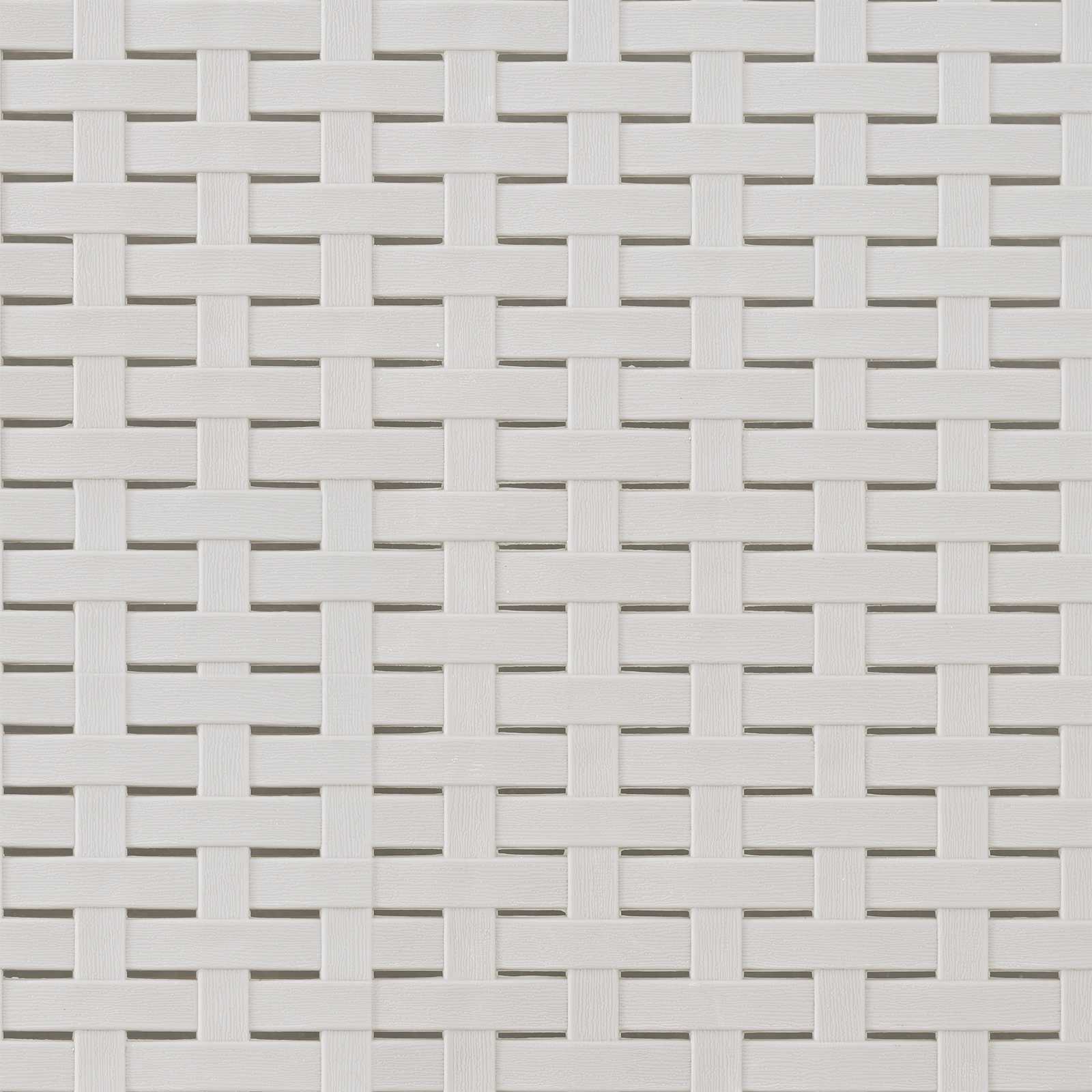 Divano da giardino 4 posti aspetto rattan PP Bianco | homemem39