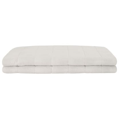 Coperta Ponderata Bianco 122 x 183 cm 5 kg 100% Cotone 205T | homemem39