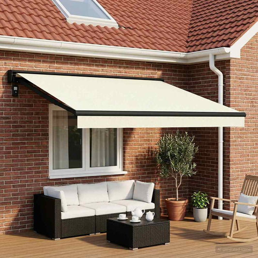Telo di ricambio per tenda da sole Crema 450 × 300 cm | homemem39