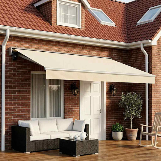 Telo di ricambio per tenda da sole Crema 500 × 300 cm | homemem39