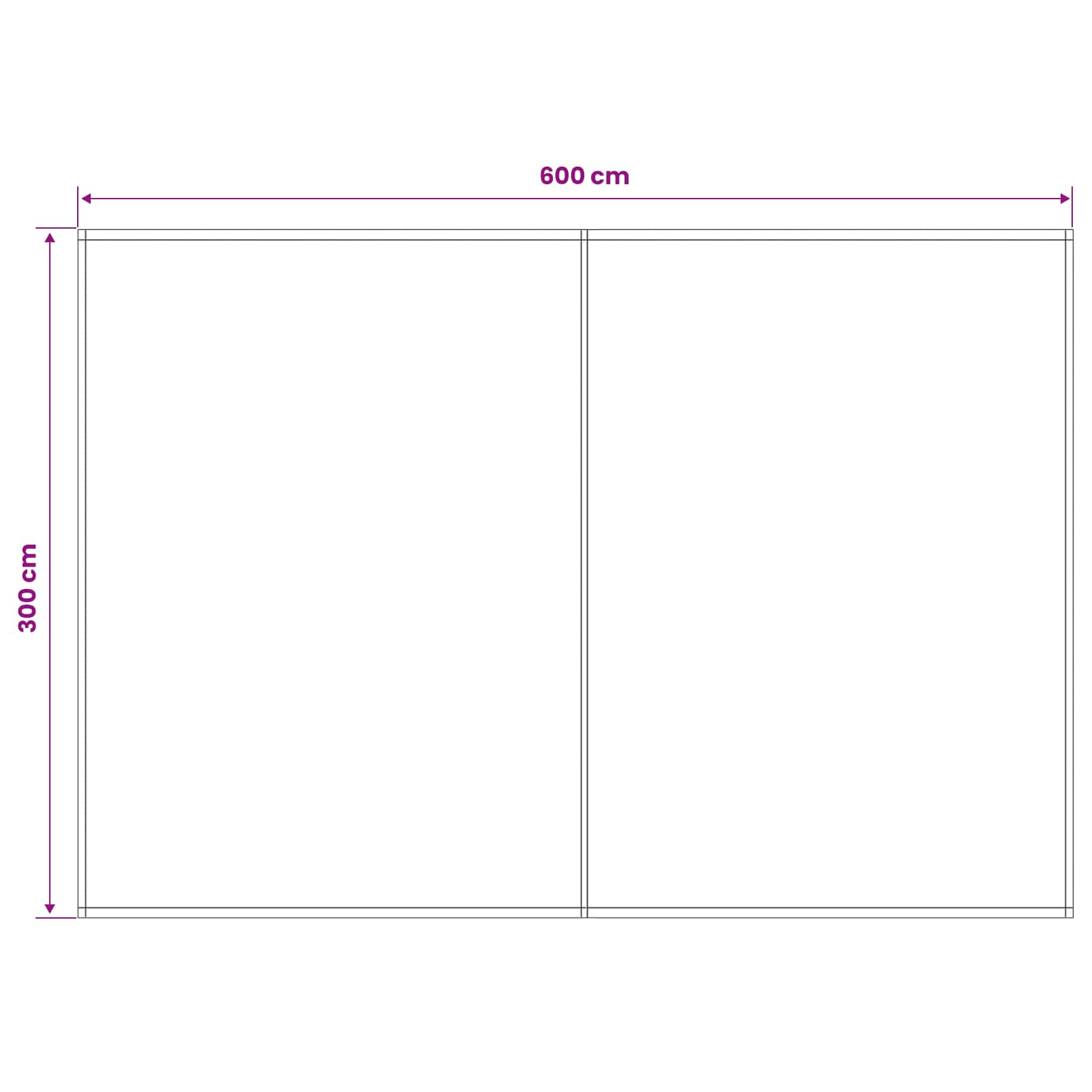 Telo di ricambio per tenda da sole Crema 600 × 300 cm | homemem39