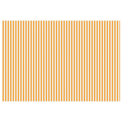 Telo di ricambio per tenda da sole Giallo e Bianco 600 × 350 cm | homemem39