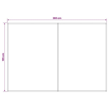 Telo di ricambio per tenda da sole Rosso Borgogna 300 x 200 cm | homemem39
