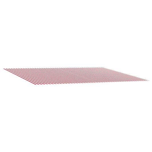 Telo di ricambio per tenda da sole Rosso e Bianco 450 × 300 cm | homemem39