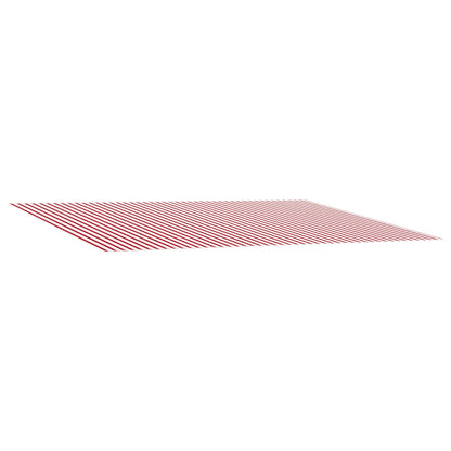 Telo di ricambio per tenda da sole Rosso e Bianco 450 × 350 cm | homemem39