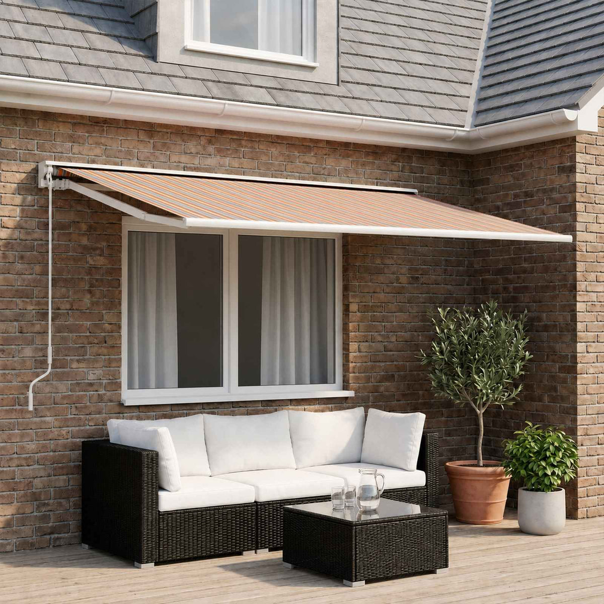 Telo di ricambio per tenda da sole e 600 × 300 cm