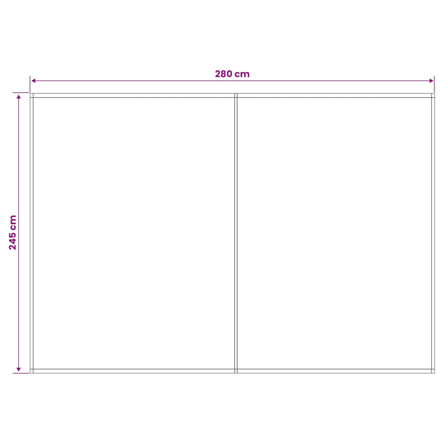 Telo di ricambio per tenda da sole Grigio Chiaro 300 x 250 cm | homemem39