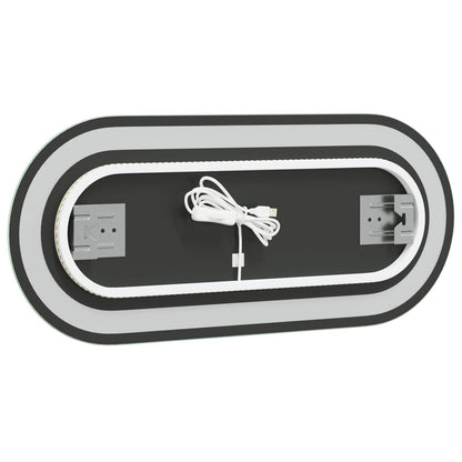 Specchio da bagno LED Trasparente 70 x 30 cm vetro temperato | homemem39