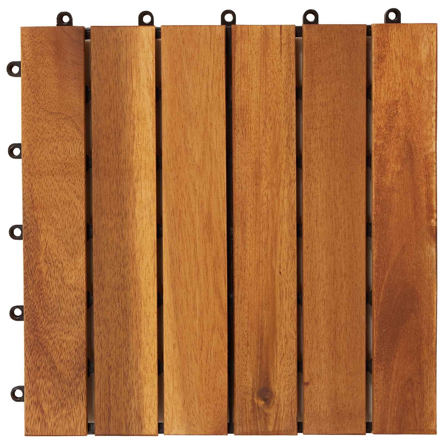 Piastrella per Decking 30 pcs Marrone 30 x 30 cm | homemem39