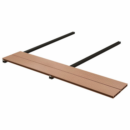 Pavimento da Deck 30 pcs Marrone WPC | homemem39