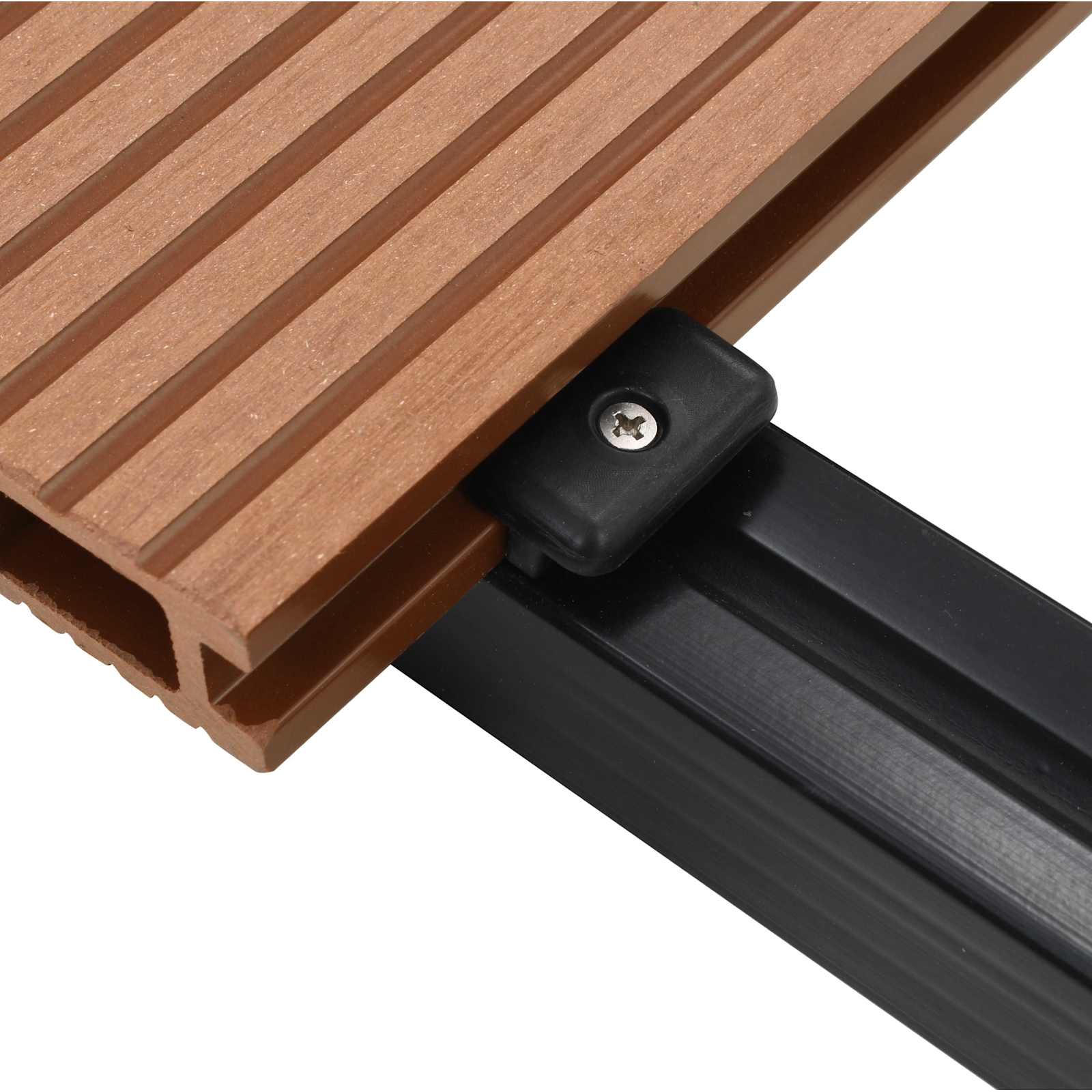 Pavimento da Deck 90 pcs Marrone WPC | homemem39
