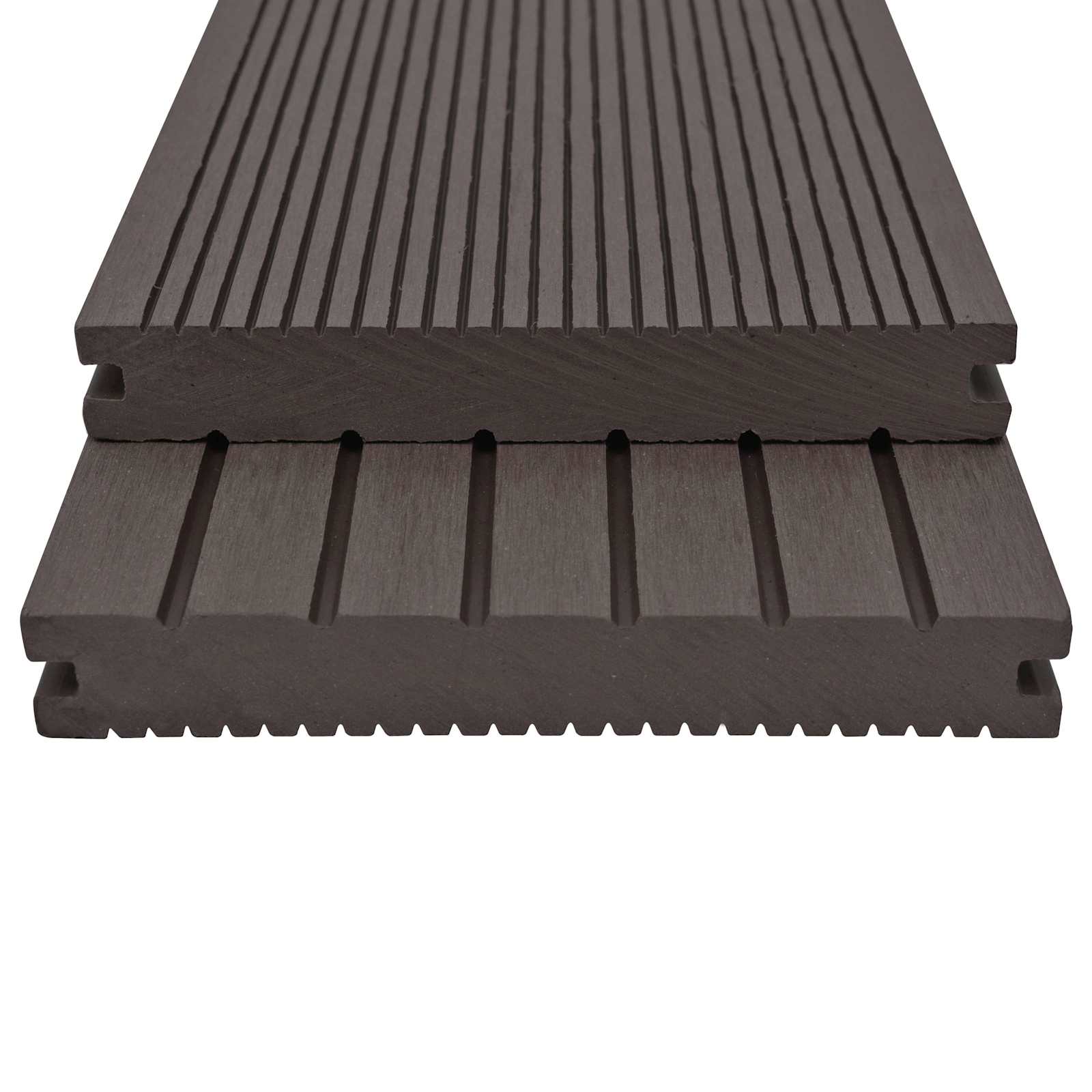 Pavimento da Deck 30 pcs Marrone Scuro WPC | homemem39