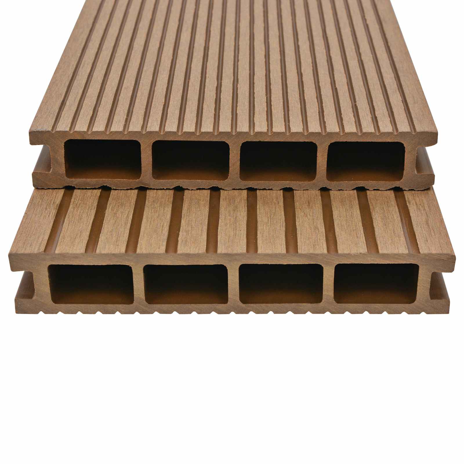 Pavimento da Deck 60 pcs Colore Teak WPC | homemem39