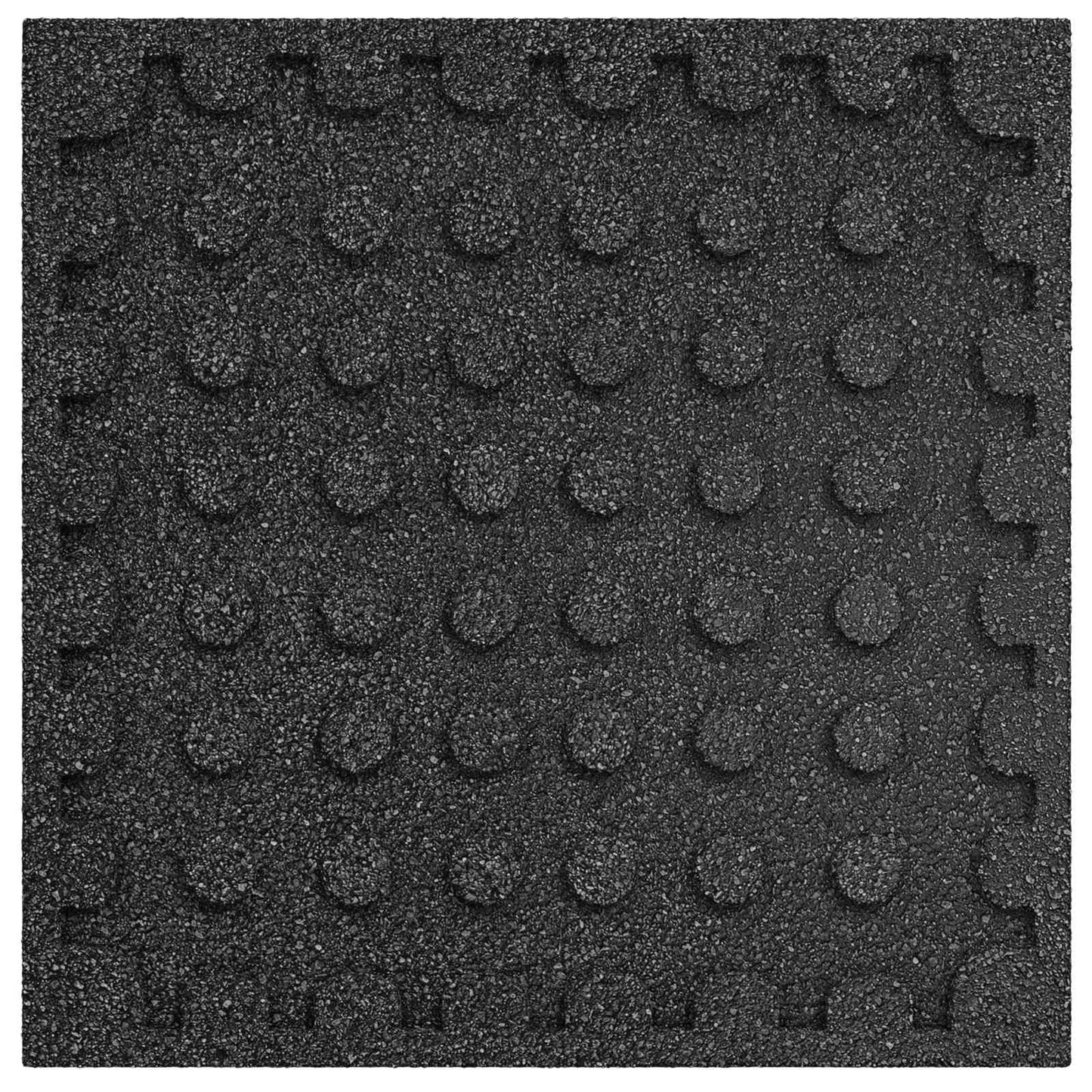 Piastrelle per Protezione dalle Cadute 24 pcs Nero 50 x 50 cm