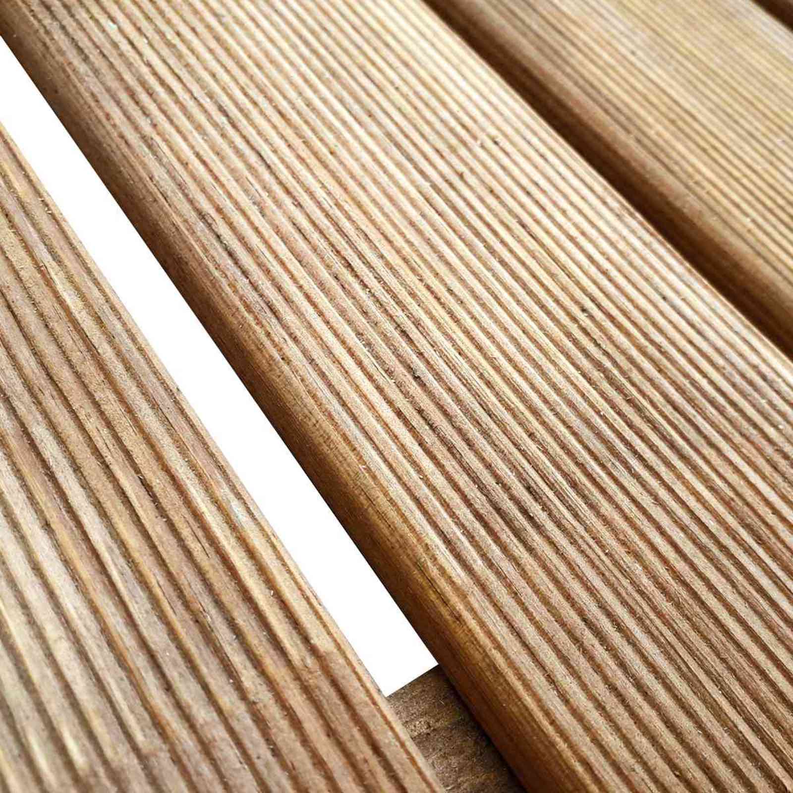 Piastrella per Decking 12 pz Marrone 50 x 50 cm | homemem39