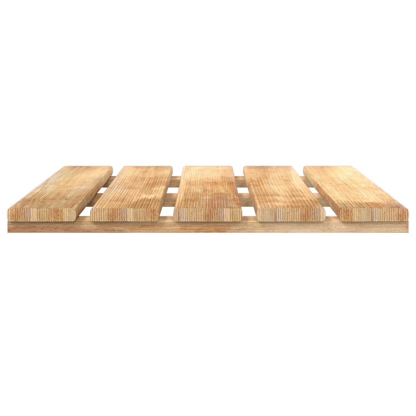 Piastrella per Decking 24 pz Marrone 50 x 50 cm | homemem39