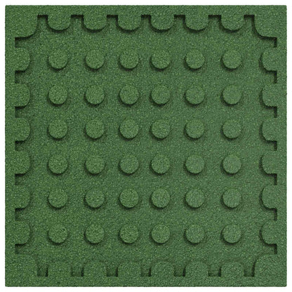 Piastrelle per Protezione dalle Cadute 12 pcs Verde 50 x 50 cm | homemem39