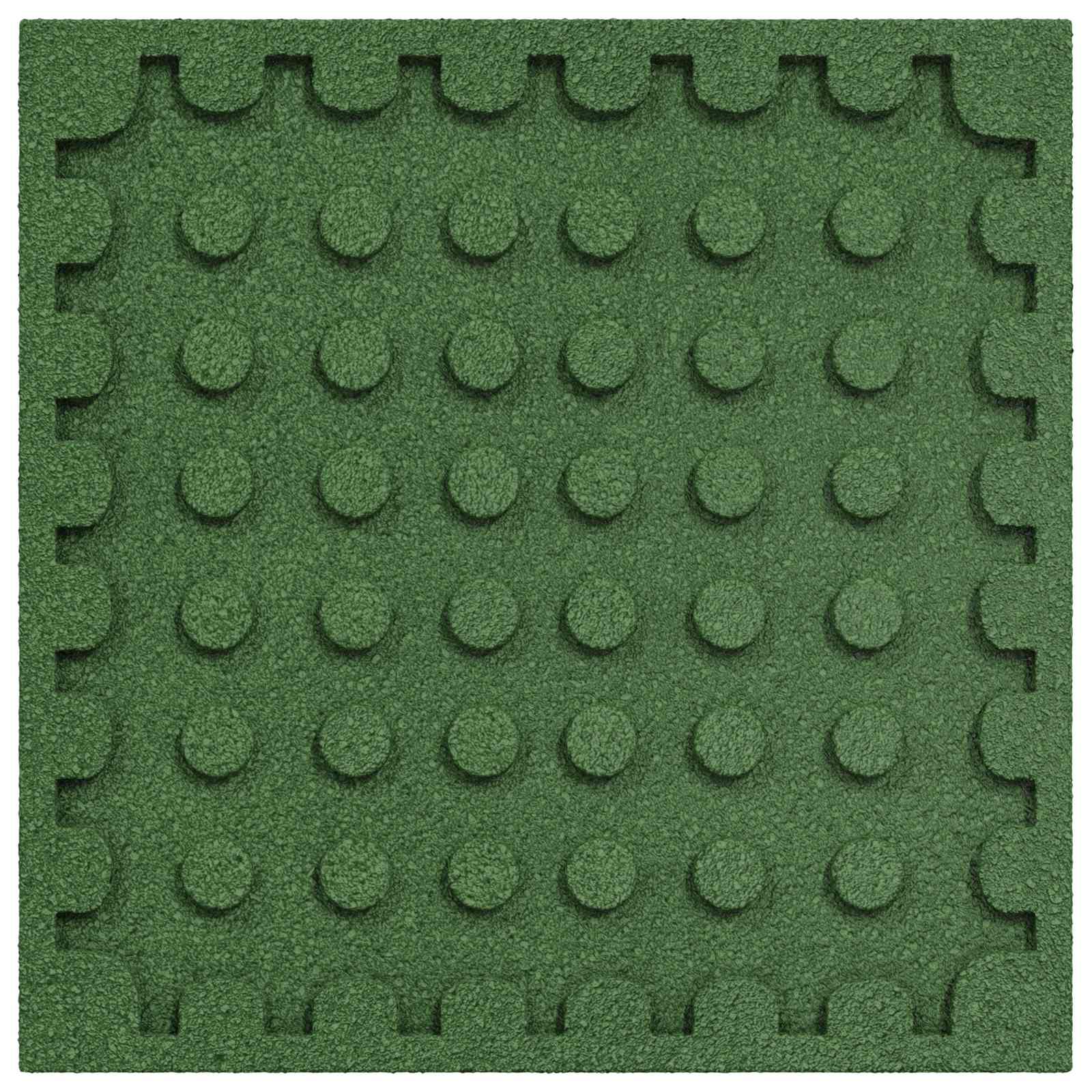 Piastrelle per Protezione dalle Cadute 24 pcs Verde 50 x 50 cm | homemem39