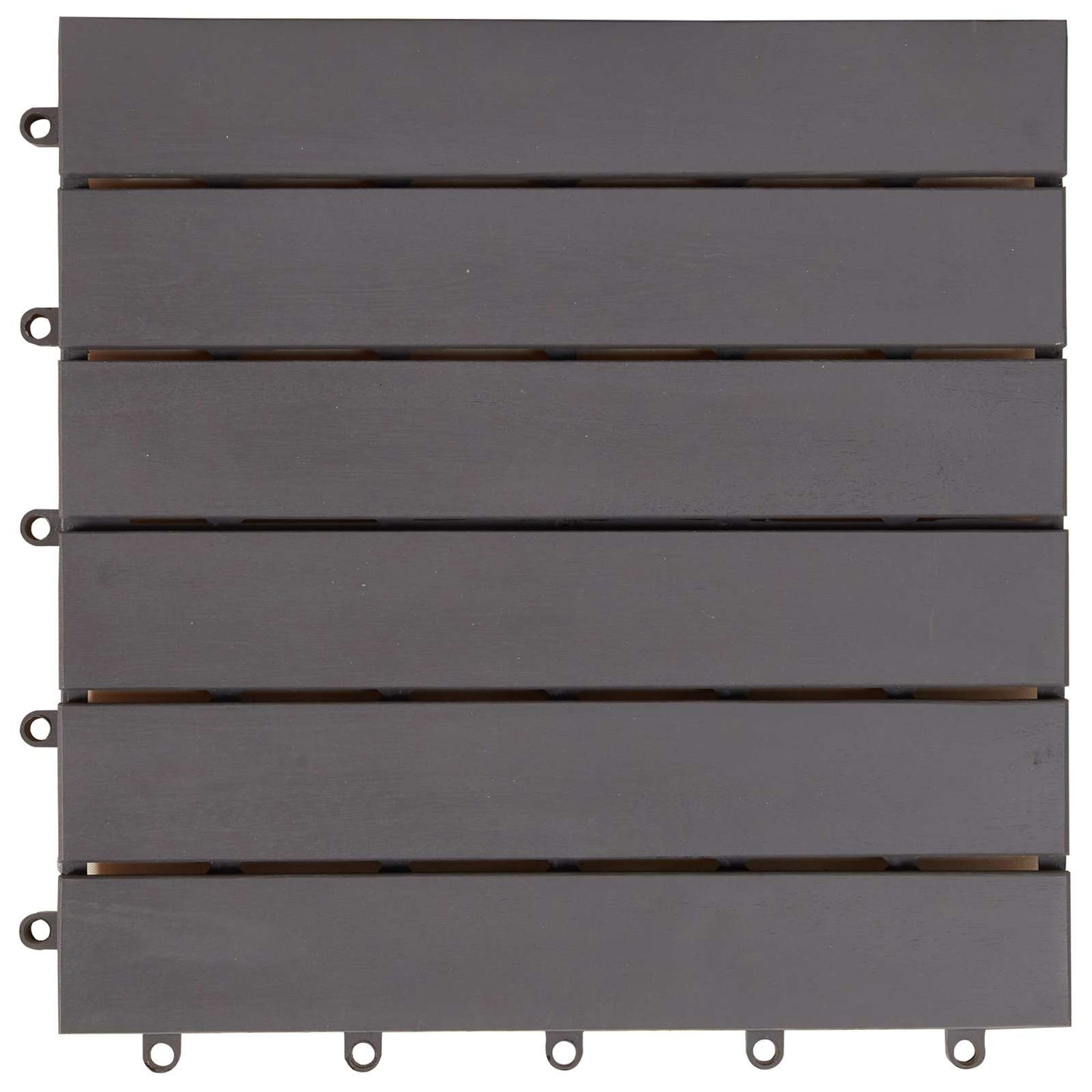 Piastrella per Decking 20 pcs Grigio 30 x 30 cm Legno di Acacia | homemem39