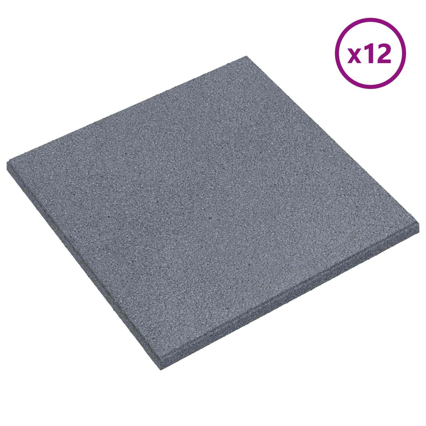 Piastrelle per Protezione dalle Cadute 12 pcs Grigio 50 x 50 cm | homemem39