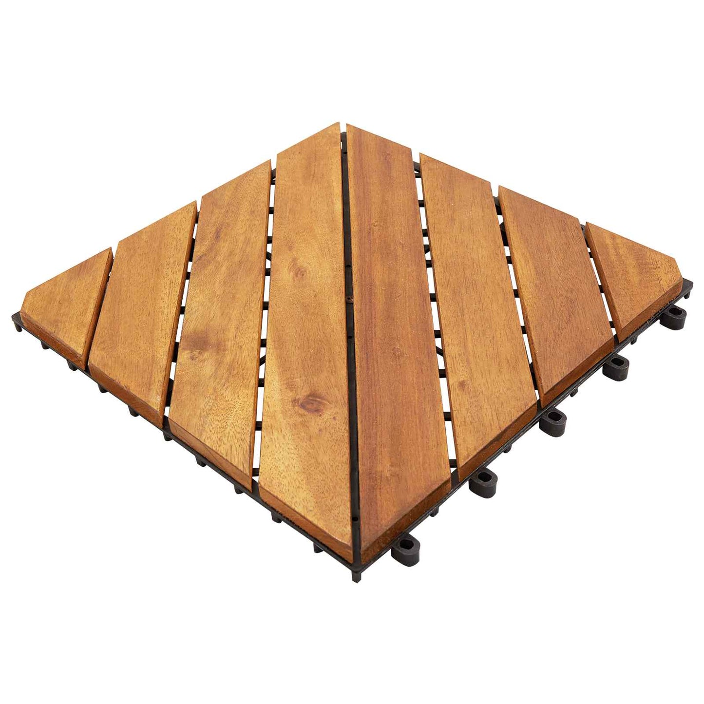 Piastrella per Decking 30 pcs Marrone 30 x 30 cm | homemem39