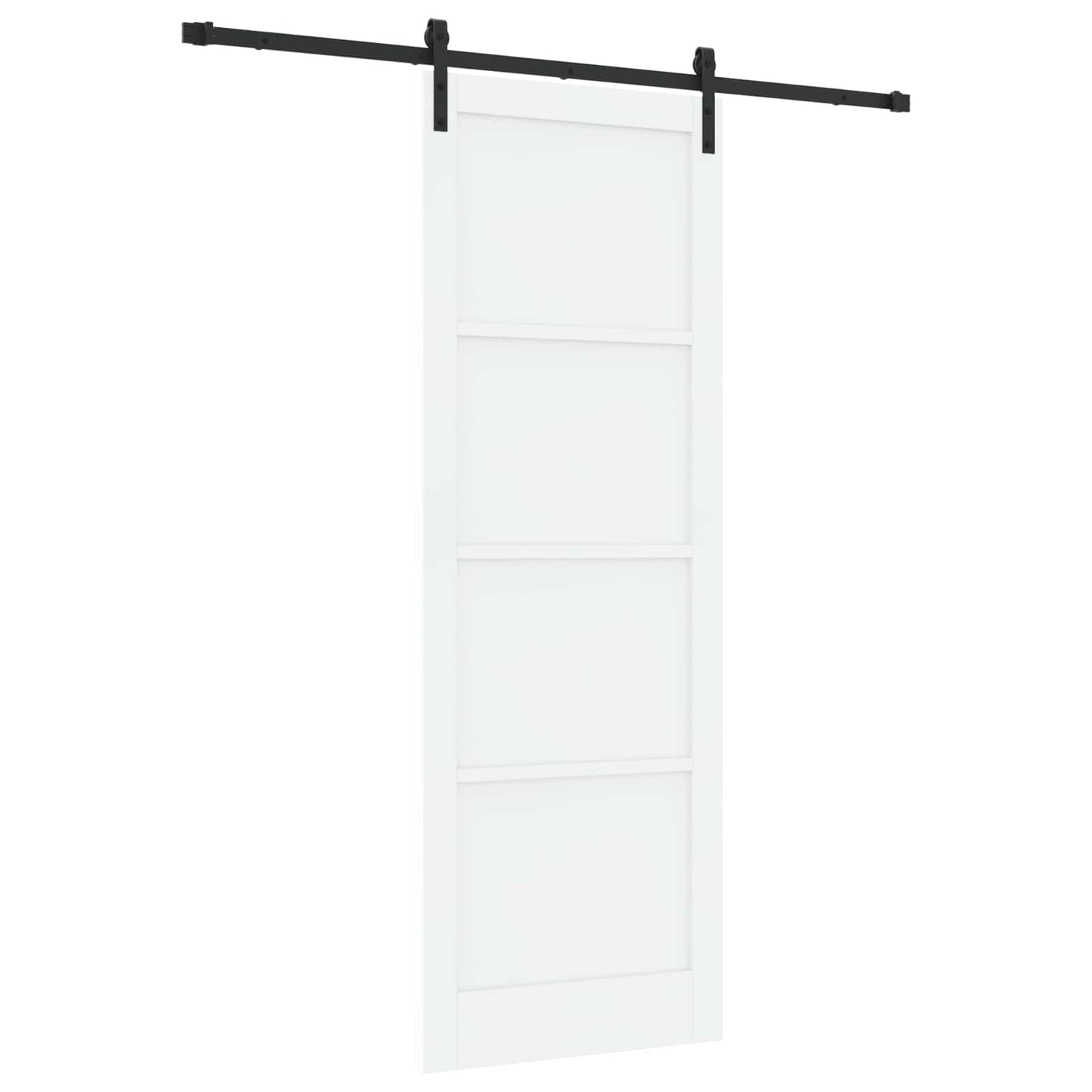 Porta scorrevole Bianco e Nero 83 x 232 cm | homemem39