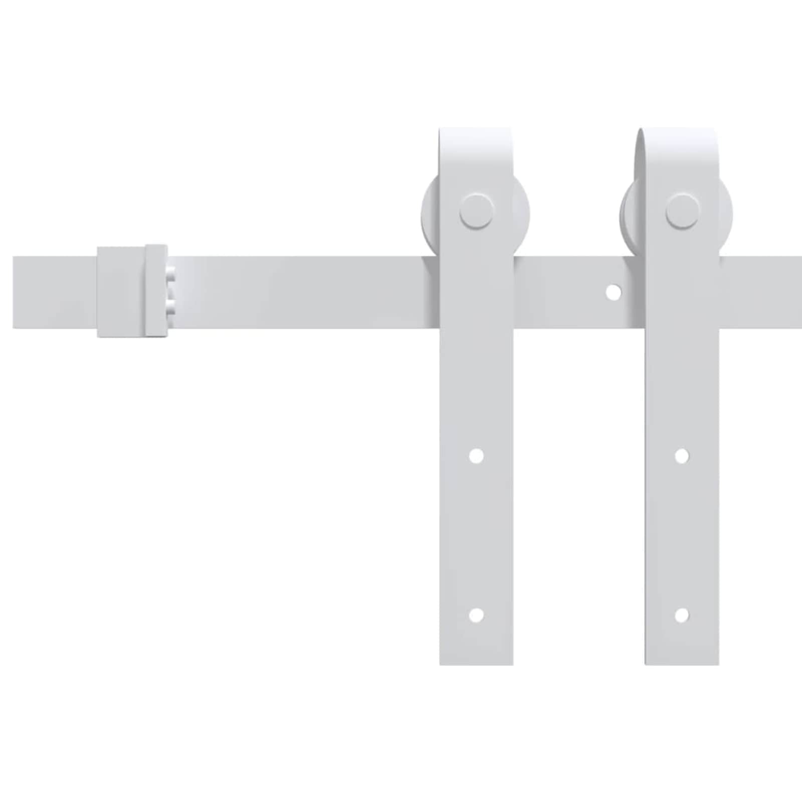 Porta scorrevole Naturale e Bianco 61 x 198,5 cm | homemem39