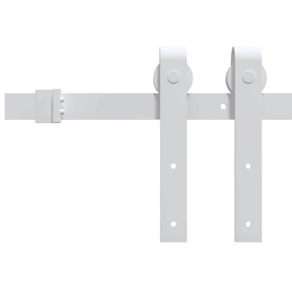 Porta scorrevole Naturale e Bianco 61 x 198,5 cm | homemem39