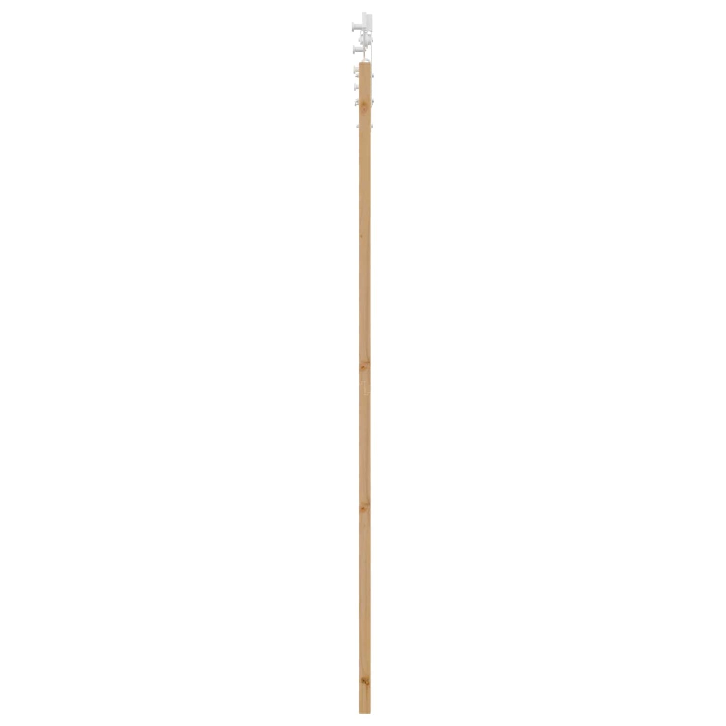 Porta scorrevole Naturale e Bianco 73,5 x 211 cm | homemem39