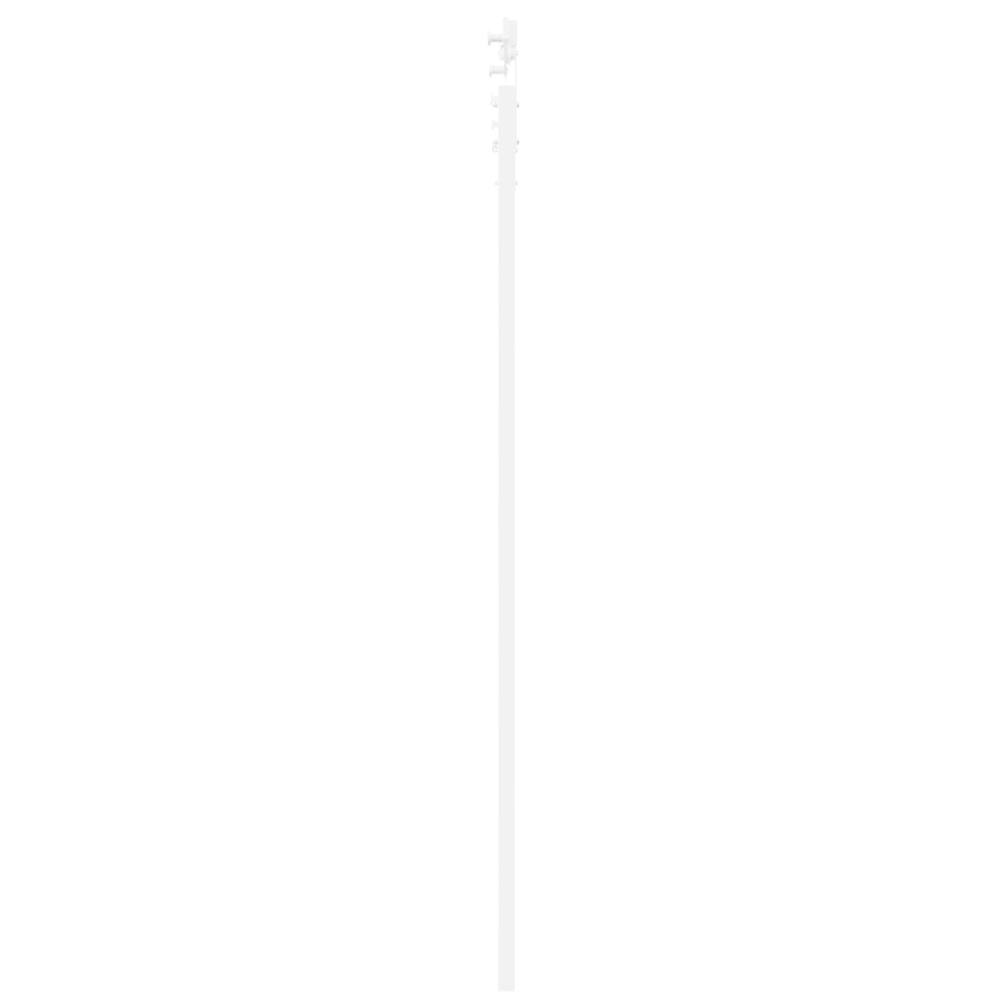 Porta scorrevole Bianco 83 x 202 cm Legno Massello di Pino | homemem39