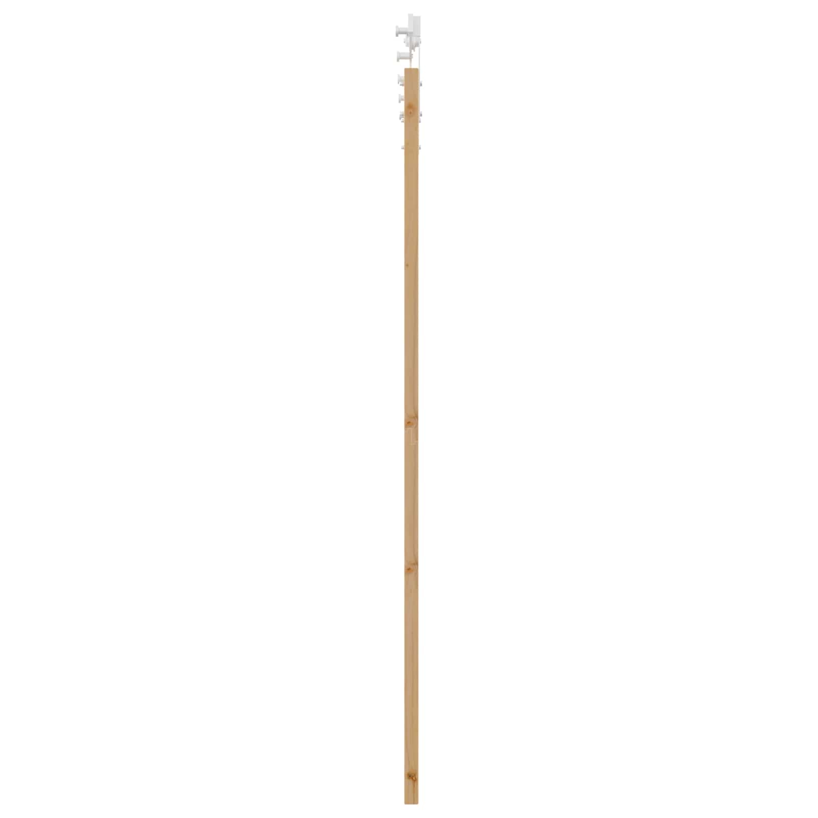 Porta scorrevole Naturale e Bianco 86 x 198,5 cm | homemem39