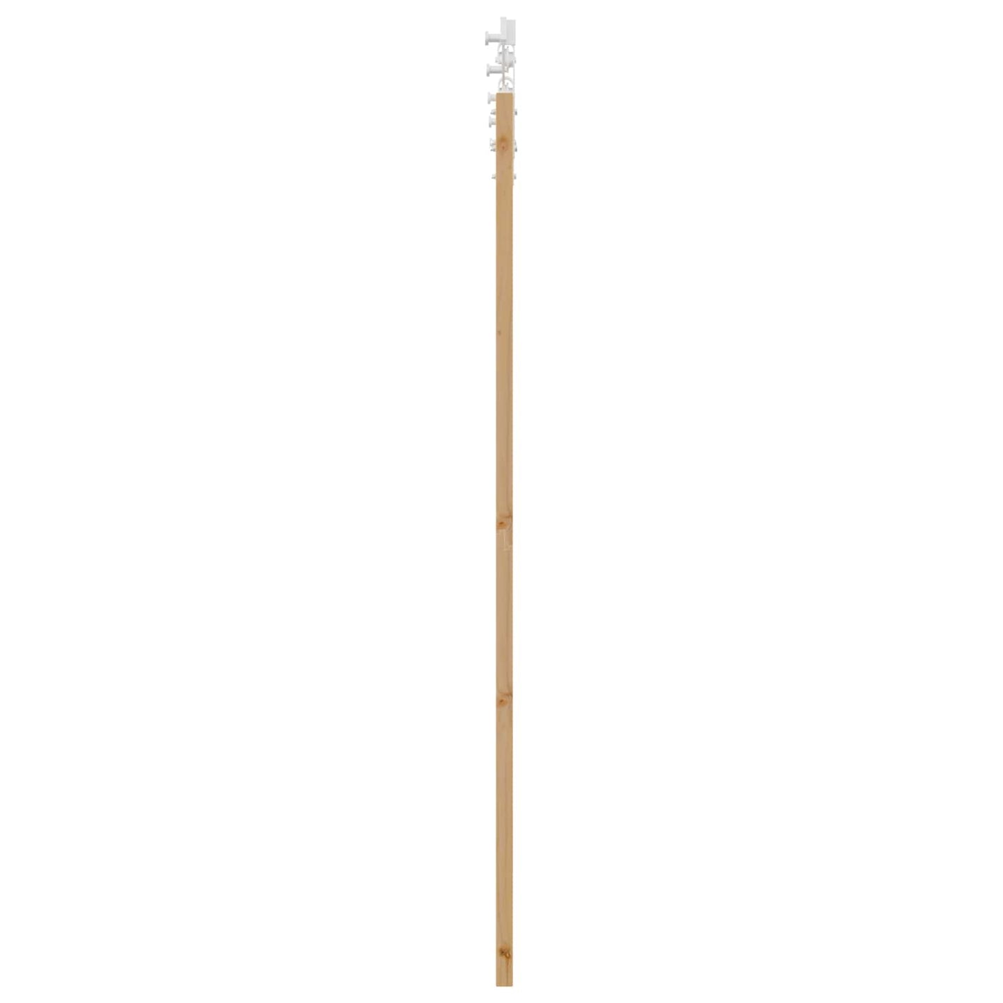 Porta scorrevole Naturale e Bianco 61 x 198,5 cm | homemem39