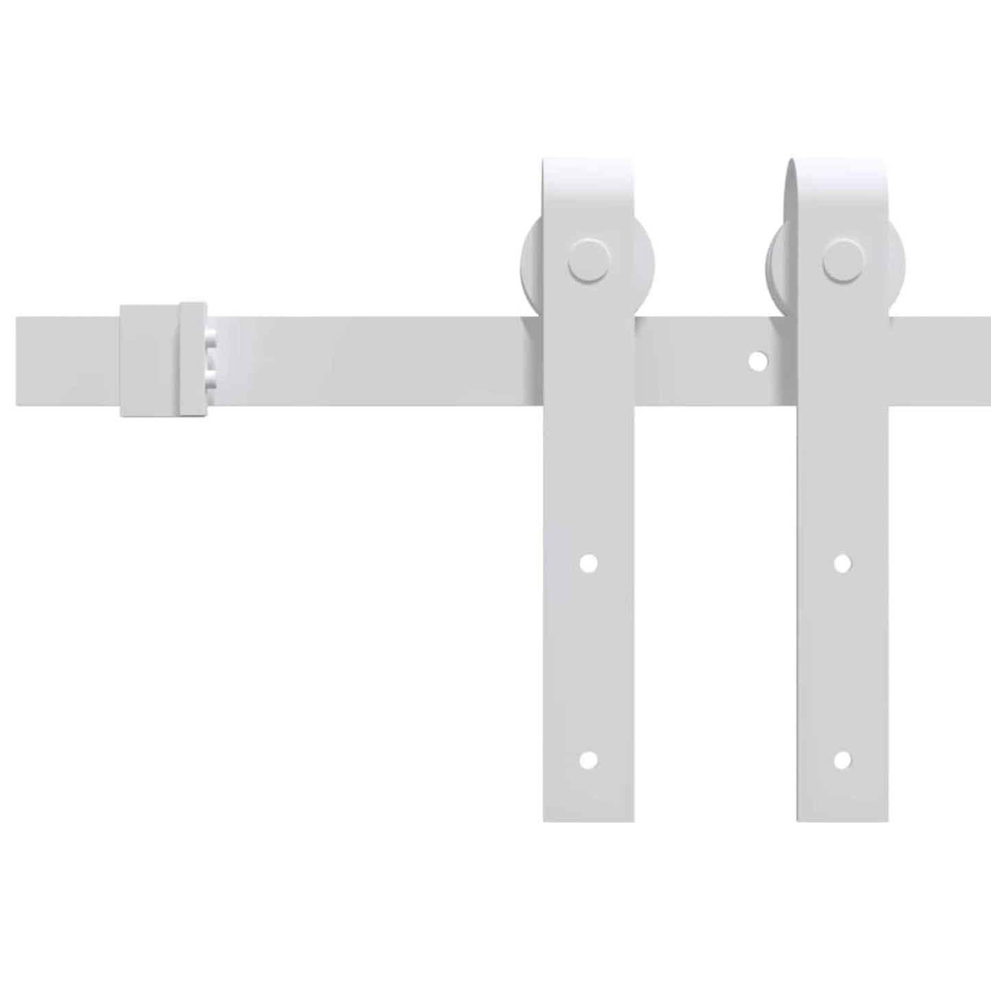 Porta scorrevole Naturale e Bianco 73,5 x 211 cm | homemem39