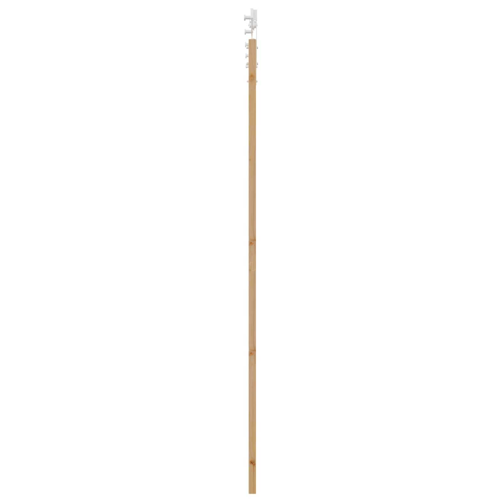 Porta scorrevole Naturale e Bianco 83 x 232 cm | homemem39