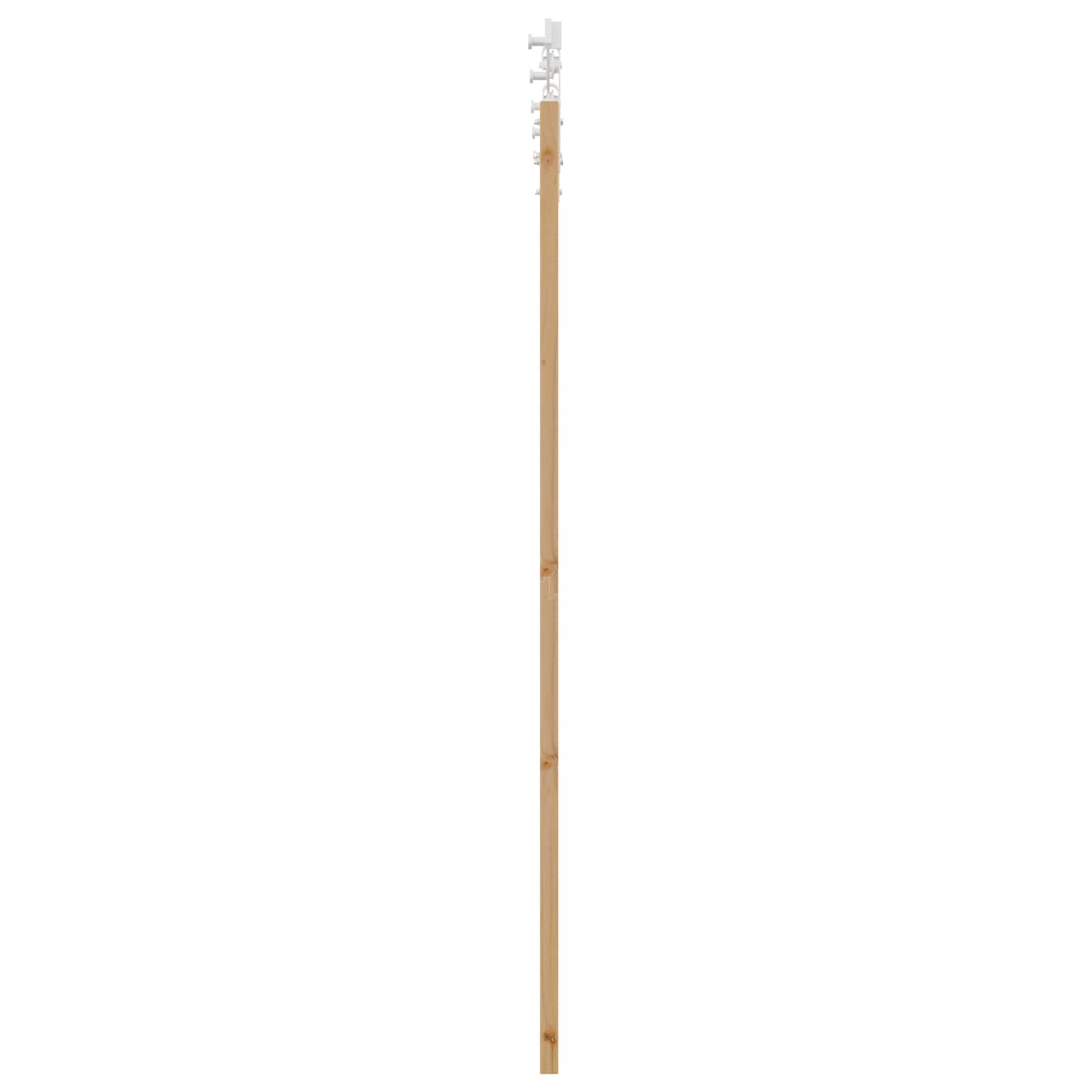 Porta scorrevole Naturale e Bianco 86 x 198,5 cm | homemem39
