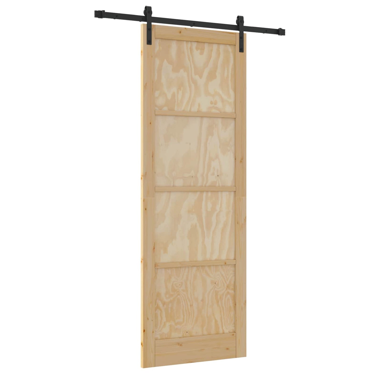 Porta scorrevole Naturale 83 x 232 cm Legno Massello di Pino | homemem39