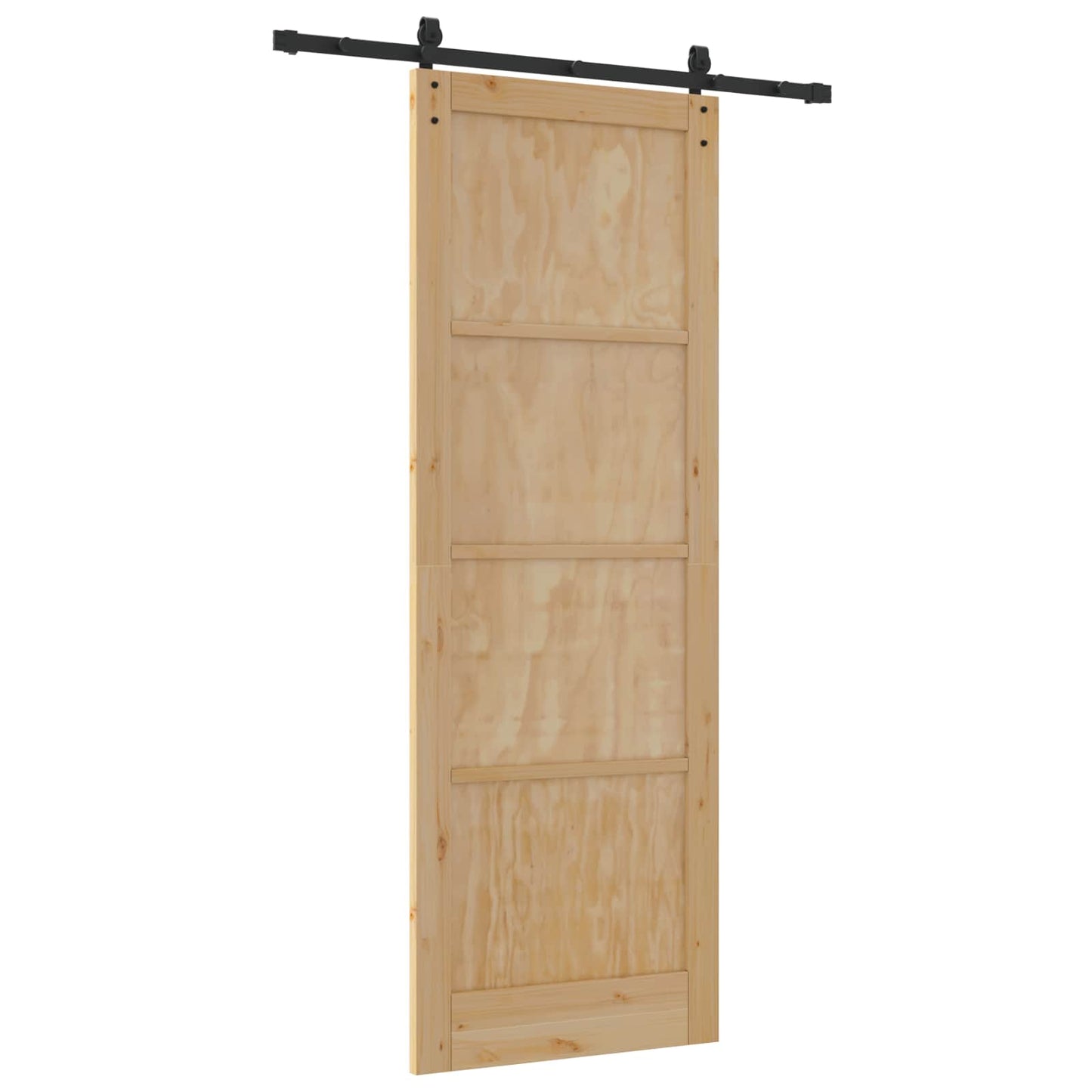 Porta scorrevole Naturale 83 x 232 cm Legno Massello di Pino | homemem39