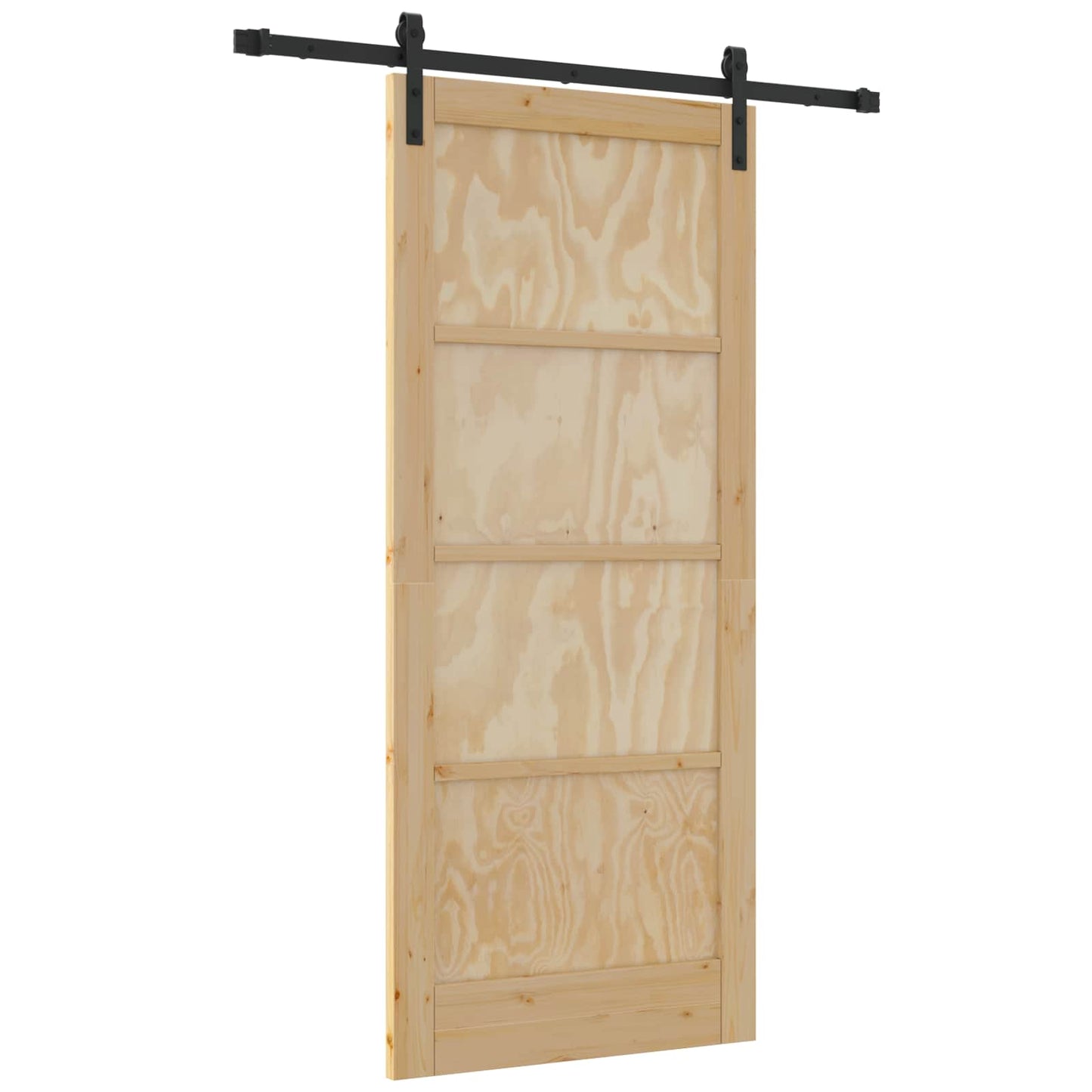 Porta scorrevole Naturale 86 x 198,5 cm Legno Massello di Pino | homemem39