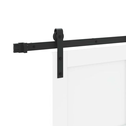 Porta scorrevole Bianco 83 x 202 cm Legno Massello di Pino | homemem39