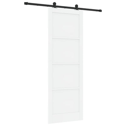 Porta scorrevole Bianco e Nero 83 x 232 cm | homemem39
