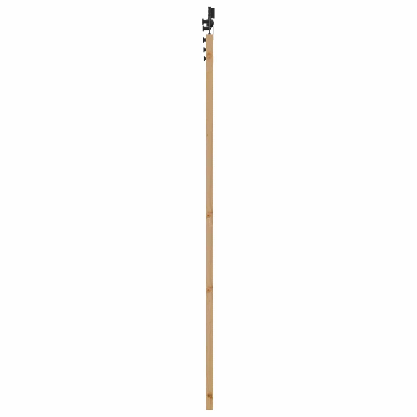 Porta scorrevole Naturale e Nero 86 x 198,5 cm | homemem39