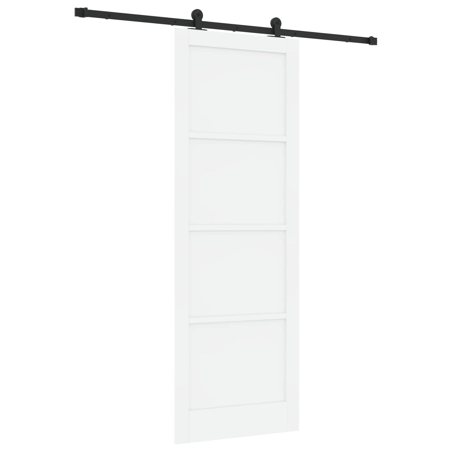 Porta scorrevole Bianco e Nero 83 x 232 cm | homemem39